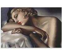 LATAFA Tamara De Lempicka Posters《The Sleeper》Canvas Wall Art Tamara De Lempicka Prints Tamara De Lempicka Painting Pictures Home Decor 40x60cm No Frame