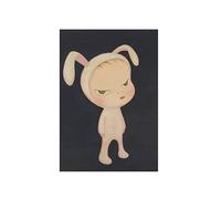LATAFA Yoshitomo Nara Poster Doll Cartoon Canvas Painting Yoshitomo Nara Prints Yoshitomo Nara Wall Art Home Decor Yoshitomo Nara Picture 40x60cm No Frame