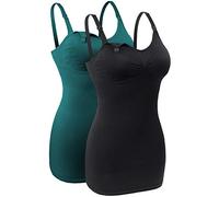 Lataly Seamless Nursing Tank Tops for Breastfeeding Padded Sleep Maternity Camisole Bra