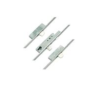 Latch 3 Drop Bolts Key Wind Operated Multipoint Door Lock U Rail 22mm Faceplate Secure Locking Mechanism Replacement for uPVC and Composite Doors (U-Rail 22mm, 35mm)