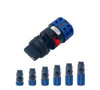 Latch 4 Position Rotary Cam Switch, 1 pc, LW26-20S Single Hole Mounting Size 22mm Rotary Cam Switch 20A Switching Main Selector YMW26 (3P102)