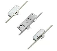 Latch Deadbolt 2 Hooks Flat 20mm Faceplate Autolocking, Left Hand, 45mm | Faceplate Flat 20mm - Square Ends Operation Split Spindle Distance Between Inner Locking Points 1220mm