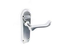 Latch Handle Pack of 2 Securit Silver One Size
