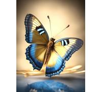 Latch Hook Craft Kits Fantasy Butterfly Animal Latch Hook Rug Kit Diy Cushion Making，Diy Tapestry For Home Decor Teenager And Adults Carpet Set 31x63in