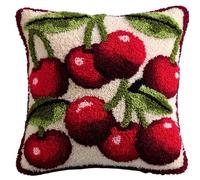 Latch Hook Kits Diy Throw Pillow Covercherry Diy Rug Hooking Pillow C