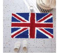 Latch Hook Kits for Adults Rug 52X38cm DIY Rug Making Kit for Adults Color Printed Latch Kits, Kids Latch Hook Rug Kit, Carpet Crochet Kits, UnionJack Latch Hook Craft Kits, Latch Hook Cushion Kits