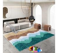 Latch Hook Kits for Adults Rug Making Kits Latch Hook Tapestry Kits for Adults 38 x 52 cm Latch Hook Rug Making Kits Latch Hook Kit Carpet with Exquisite Pattern Latch Hook Rug Kit for Home Décor