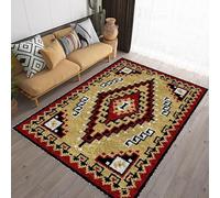 Latch Hook Kits Rug Making Crafts with Colorful Pattern Printed, Large Latch Hook Rug Kit Tapestry Rug Making Kits DIY Crafts Unfinished Handmade Crochet Yarn for Adults Beginner 110 x 160 cm