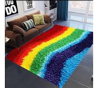 Latch Hook Kits Rugs Cartoon Rainbows Latch Hook Kit Colorful Diy Latch Hook Kit Self Latch Kit For Beginners And Adults Tapestry Kits For Adults Beginners Set 20x15in