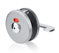 Latch Indicating Lock Vacant Occupied Bathroom Privacy Lock Indicator Bolt Keyless Vacant Engage Occupied Sign Toilet Partition Door Latch for Bathroom WC Public Restroom Toilet