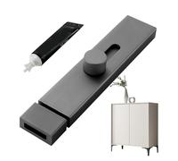Latch Locks for Inside Door | Aluminum Alloy Slide Door Lock Interior Latch | Wear-Resistant Slide Lock for Home Hotel