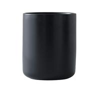 LATCHHOOK Black Kitchen Utensil Holder for Countertop, Matte Ceramic Utensils Crock for Kitchen Counter-top, Modern Spatula Holder, Cooking Utensil Holder Easy to Clean for Farmhouse 4.5×6.4 IN