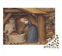 Late 15th Century Polychrome Painting Jigsaw Puzzles Portrait of A Woman Challenge Toy Educational Games Home Decoration for Adults& Teenager Age 14 Years Up 1000pcs (75x50cm)
