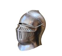 Late 15th Century Sallet Helmet with Visor, Close-Faced Italian Style Armet, Wearable Knight's Armour for Re-enactment & Custom