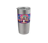 Late 60's Mouse Rock Band Stainless Steel Insulated Tumbler