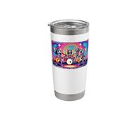 Late 60's Mouse Rock Band Stainless Steel Insulated Tumbler