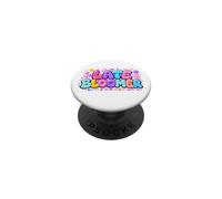 Late Bloomer Funny Girly Pastel Quote Design PopSockets Adhesive PopGrip