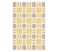 Late Breakfast jute rug, Evelina Kroon Pale yellow one size