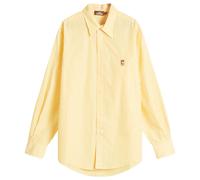 Late Checkout Men's Striped Western Shirt Yellow/White