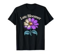 Late Diagnosed Woman Bloomer Floral Illustration T-Shirt