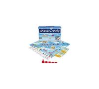 Late for the Sky Bibleopoly Blue - Bible-Themed Monopoly-Style Educational Family Board Game for 2-6 Players; Earn Offerings to Build a Church