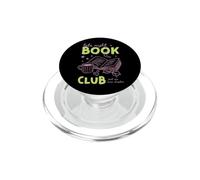 Late Night Book Club Bookish Reading Novel Library Cafe Art PopSockets PopGrip for MagSafe