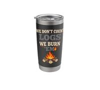 Late Night Camping Campfire Night Humor Camping Nights Fire Stainless Steel Insulated Tumbler