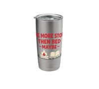 Late Night Camping Campfire Night Humor Camping Nights Fire Stainless Steel Insulated Tumbler