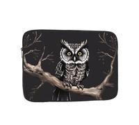 Late Night Owl 13 inch Laptop protective case, one main compartment, no dividers, suitable for travel, office use, etc.