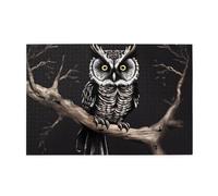 Late Night owl Adult Wooden Jigsaw Puzzle 1000 Pieces for The Perfect Visual Feast! 1000pcs