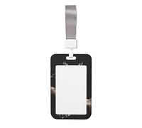 Late Night Owl Card Badge Holder. Durable Abs Material, Clear Id Display, Suitable for Office, Event, Meeting, Easy Identification.