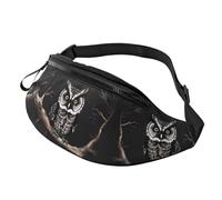 Late Night Owl Fanny Pack for Men Women, Fashion Festival Fanny Pack, Travel Sport Walking Waist Bag