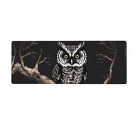 Late Night Owl Keyboard pad, Non-Slip, Suitable for Office and Home, 80 x 30 cm.