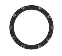 Late Night Owl Printed elastic steering wheel cover for cars, 15 inches, comfortable grip, suitable for most models