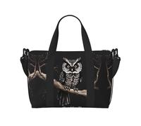 Late Night Owl Printed women's crossbody handbag, suitable for work commuting/fitness/travel, fashionable and versatile shoulder bag