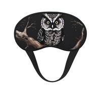 Late Night Owl Sleep Mask for Side Sleeper, Blackout Eye Mask for Women Men, Zero Pressure Sleeping Masks Soft Breathable Eye Cover Comfortable Blindfold Eyeshade for Night Sleep