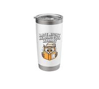 Late Night Reading Club Library Owl Return Never Stainless Steel Insulated Tumbler