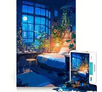 Late Nights Adult Jigsaw Puzzle1000 Pieces Brain Exercise Accurate Cut Home Activity Festive Gift (38x26cm)
