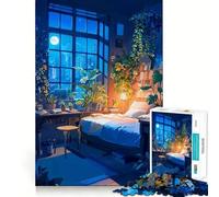Late Nights Teenager Jigsaw Puzzles 1000 Pieces Home Fun Sharp Detail Family Fun Wall Display (50x75cm)