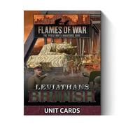 Battlefront Miniatures Flames Of War - Late Leviathans: British Unit Cards (34X Cards)