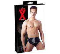 Late X men's briefs with internal tapered anal dildo (black) - XL