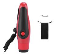 Latebebebe Electronic Whistle 3 Level Blow-Free Battery Powered Loud Whistle with Loop & Storage Bag for Teachers, Coaches, Emergency, Referee, Safety Electronic