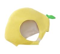 Latebebebe Lemon Hat Cute Cartoon Plush Fruit Hat 17x11 Lemon Costume Headwear for Carnival Cosplay Festival Party SuppliesLemon
