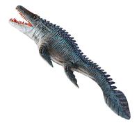 Latebebebe Mosasaurus Toy Artificial Realistic Mosasaurus with Movable Mouth & Sharp Teeth 13x5x2 Plastic Dinosaur Figurines, Educational Prehistoric Dinosaur Toys, Gifts for Kids