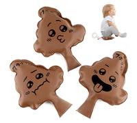 Latebebebe Self Inflating Whopping Cushions 3PCS 5.5x4.3 Inch Fart Noise Maker Rubber Funny Pranks for Kids Portable Reusable Fart Cushion for Tricky ToysPranks for Kids