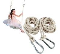 Latebebebe Tree Swing Straps Hammock 2PCS Cotton Hanging Rope157.48 Inch Adjustable Swing Hooks Strap Garden Accessories Tree Straps