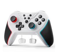 LATEC Controller for Switch, Wireless Controller for Switch OLED/Switch Lite with Hall Joystick, Programmable Buttons, 6-Axis Gyro, Double Shock and Turbo Function