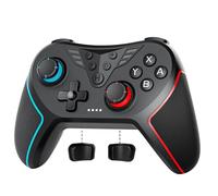LATEC Controller for Switch, Wireless Controller for Switch OLED/Switch Lite with Hall Joystick, Programmable Buttons, 6-Axis Gyro, Double Shock and Turbo Function