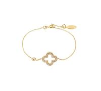 LATELITA Byzantine Open Clover Bracelet Gold