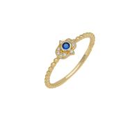 Latelita Hamsa Hand Sapphire Ring Gold - O (US Size 7)